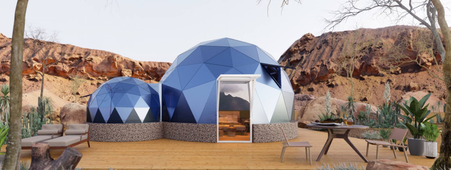 绥滨县球形智能光伏玻璃星空房